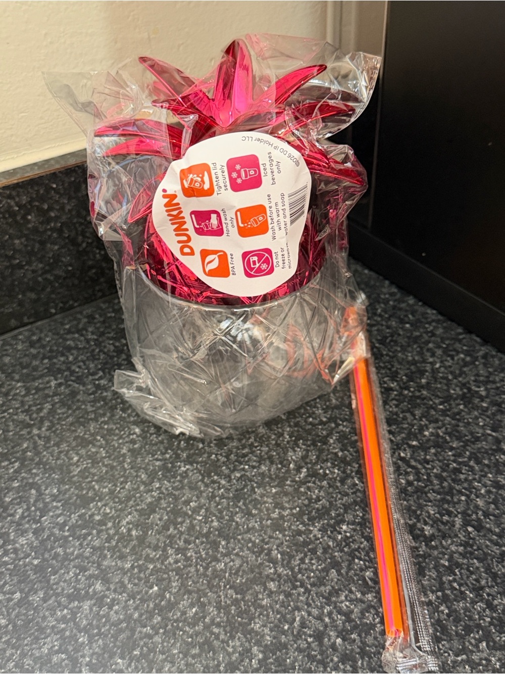 Dunkin’ 2026 “Barbie” Pink Pineapple Tumbler